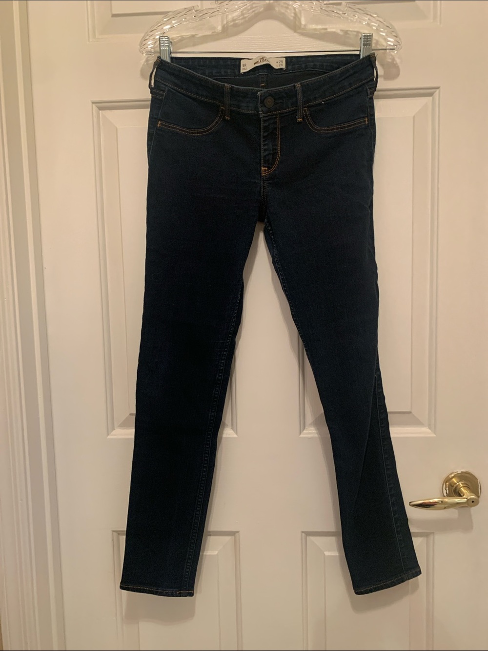 Hollister Women's Dark Indigo Skinny Jeans